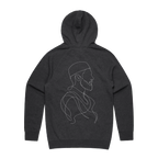 Asphalt Marle back flat lay