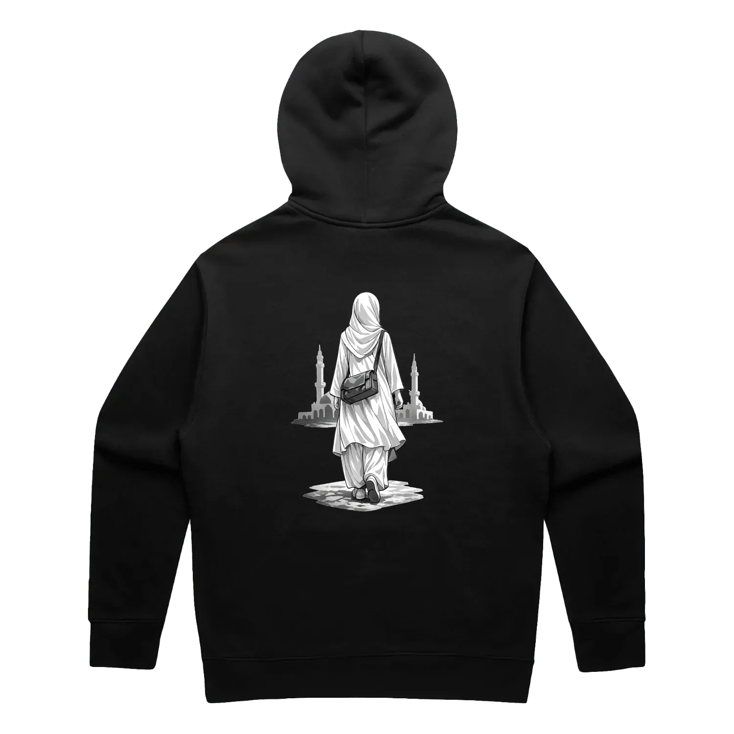 Black back flat lay