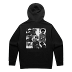 Black back flat lay
