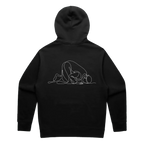 Black back flat lay