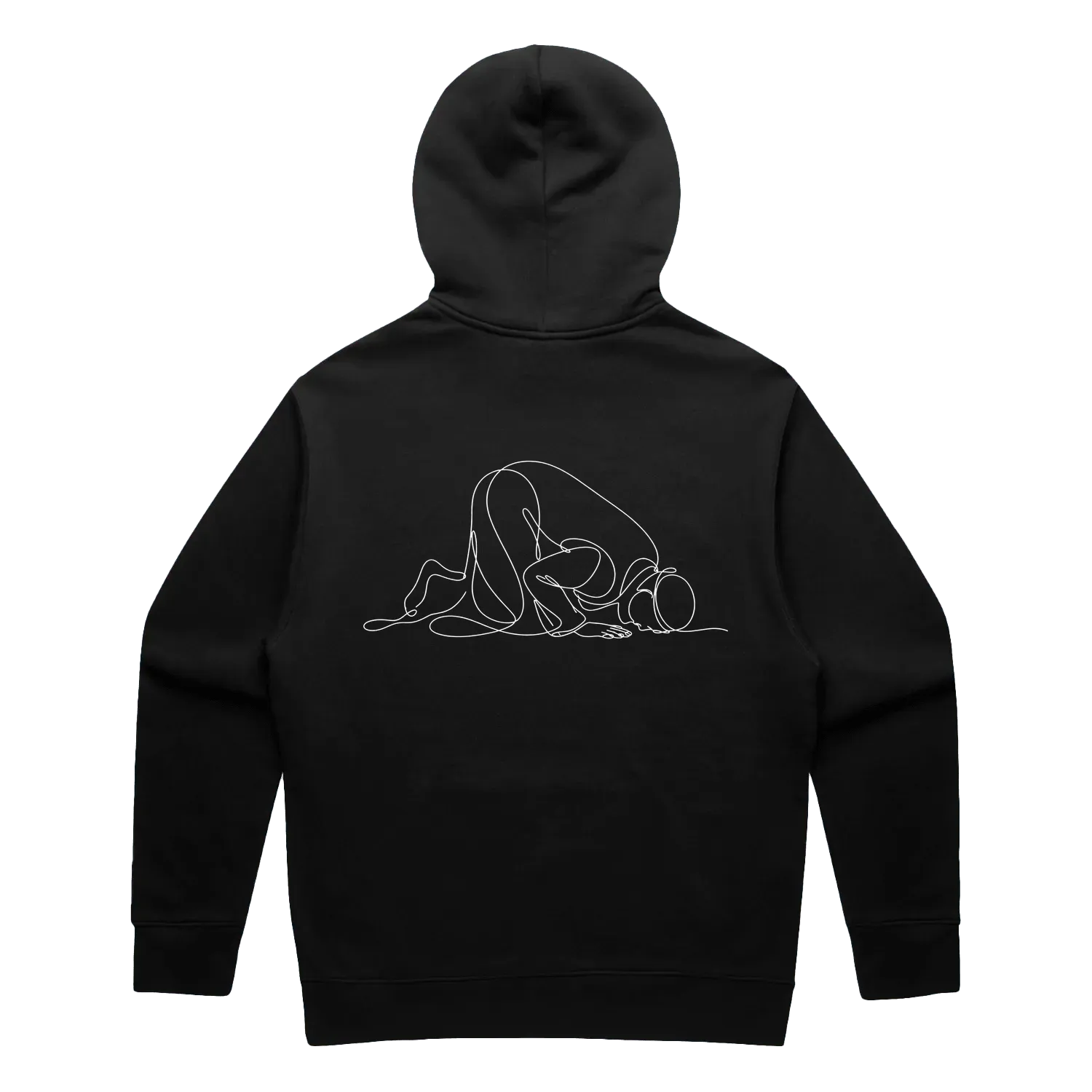 Black back flat lay