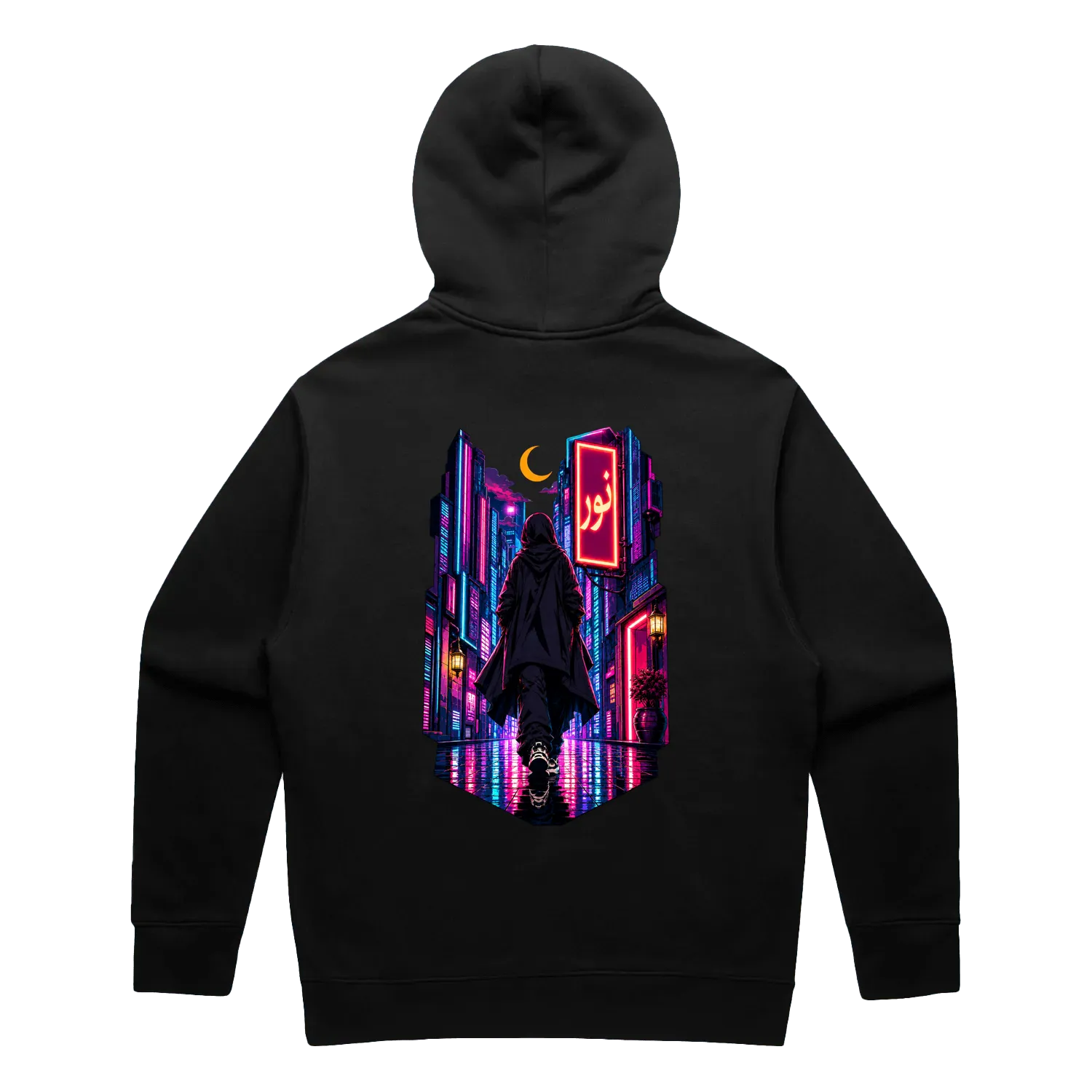 Black back flat lay