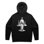 Black back flat lay