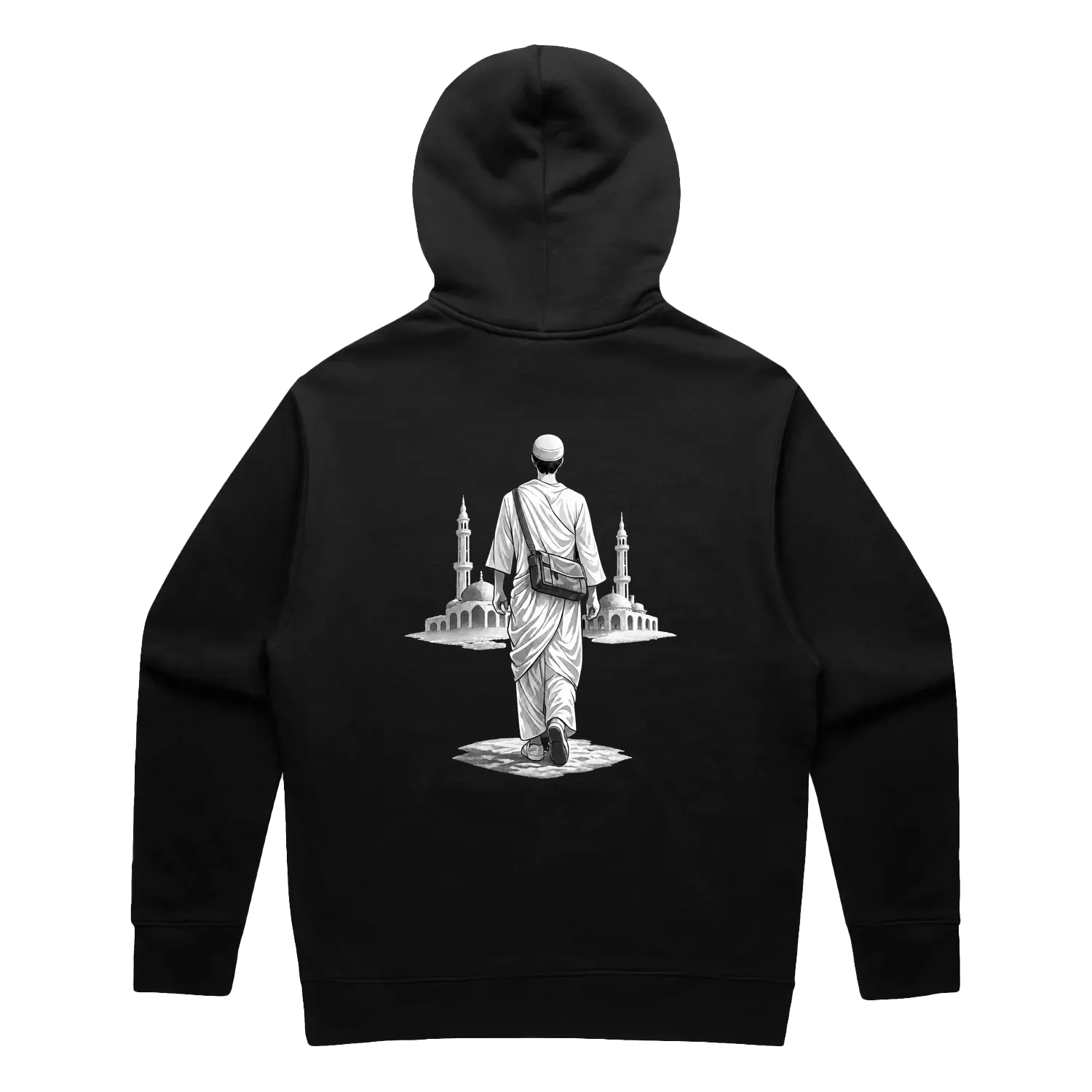 Black back flat lay