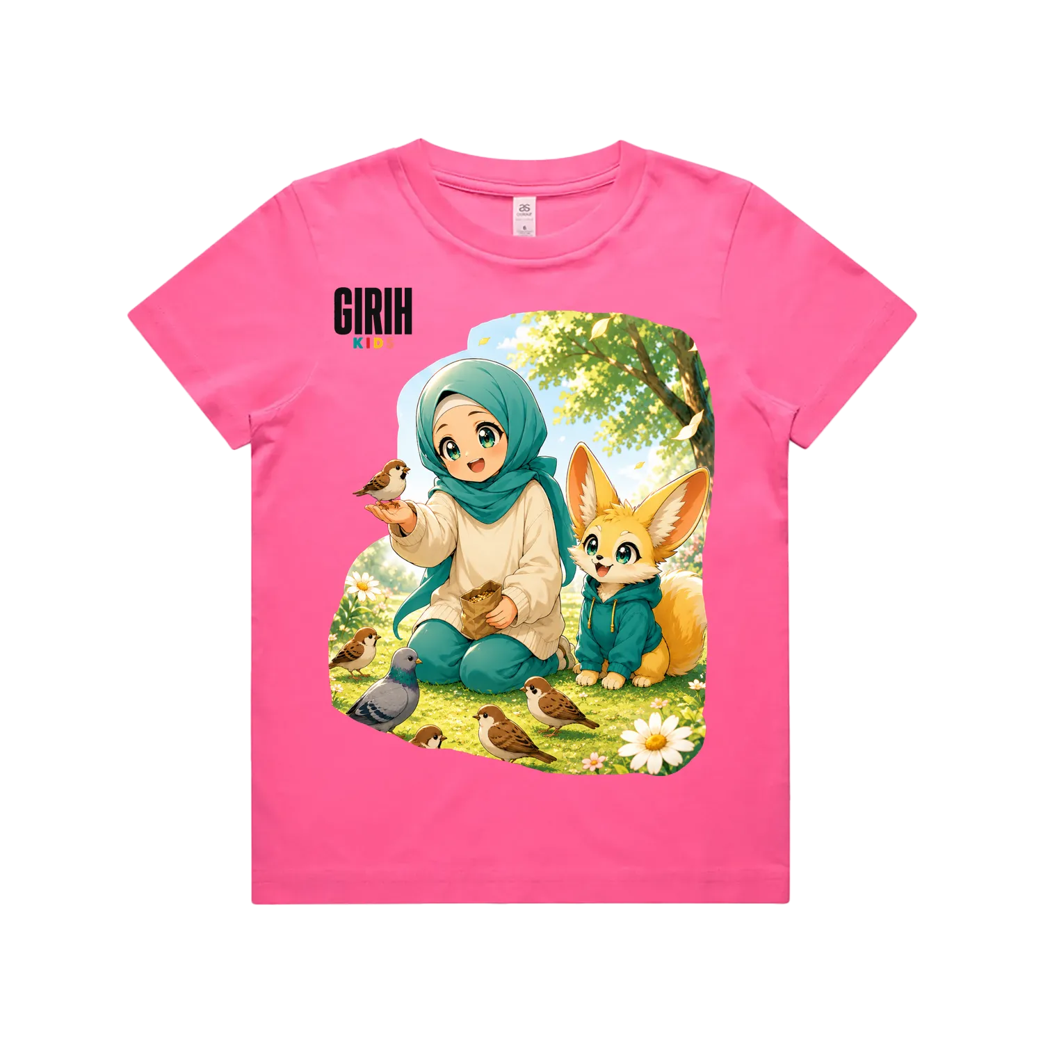 Charity Pink front flat lay