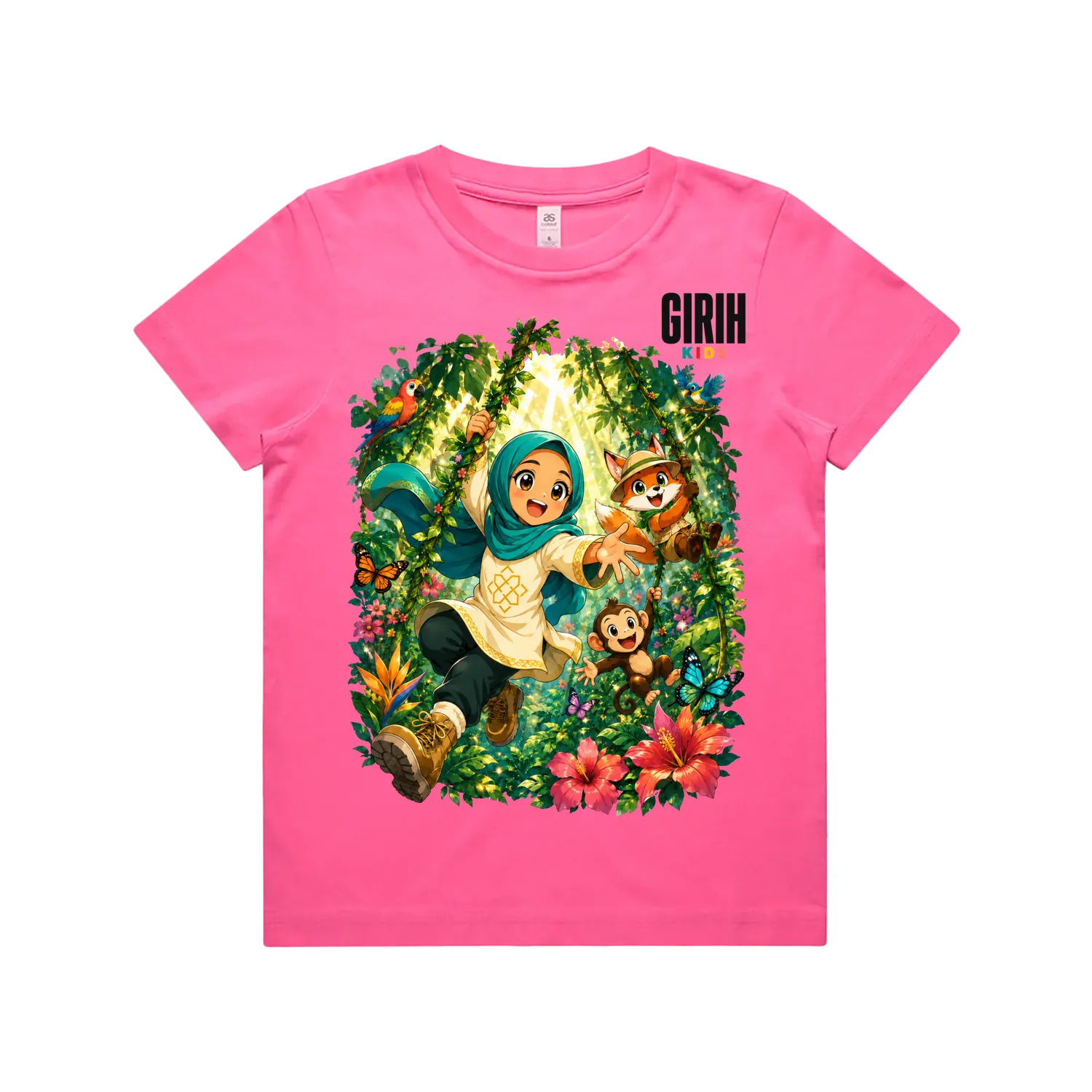 Charity Pink front flat lay