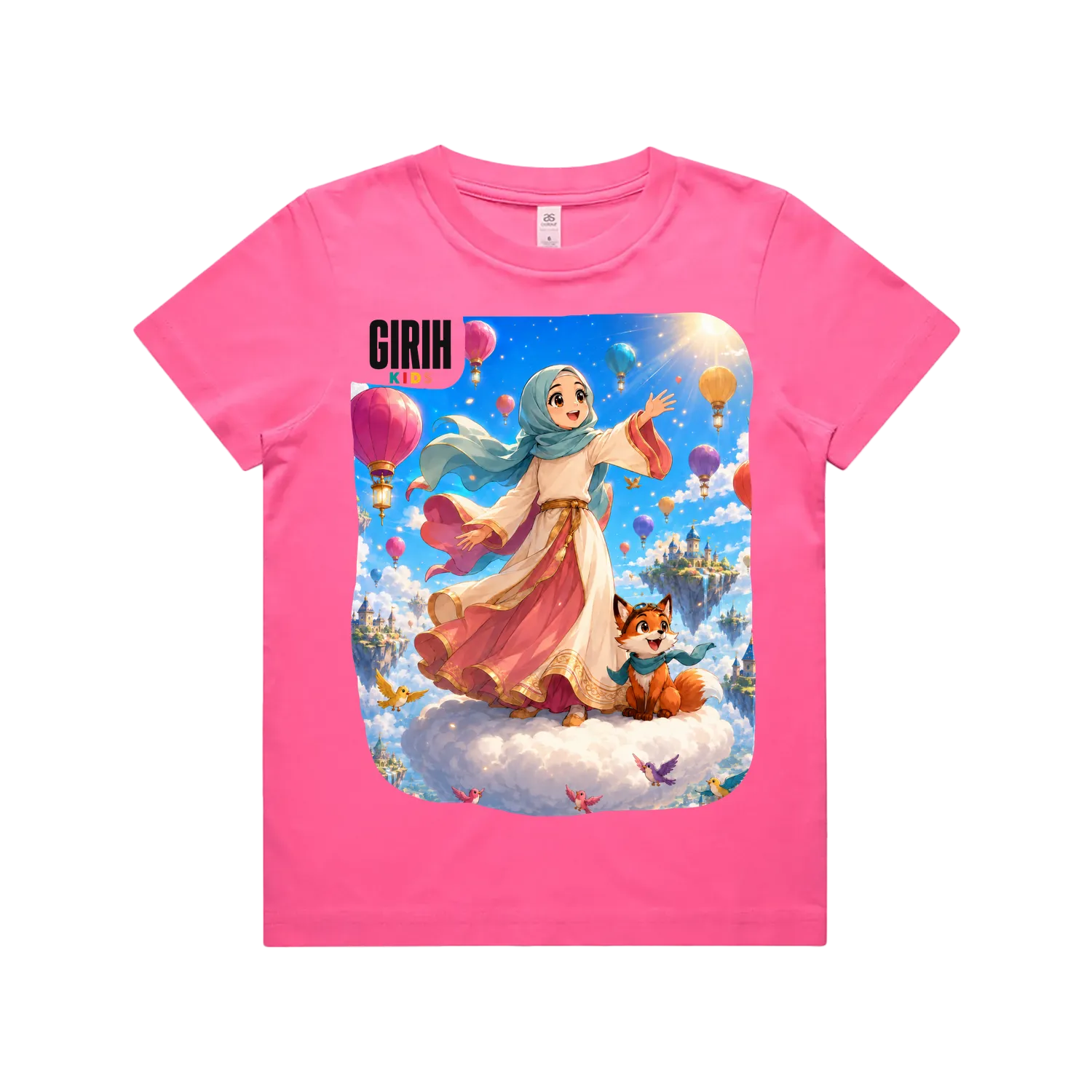 Charity Pink front flat lay