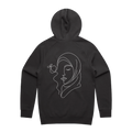 Coal back flat lay