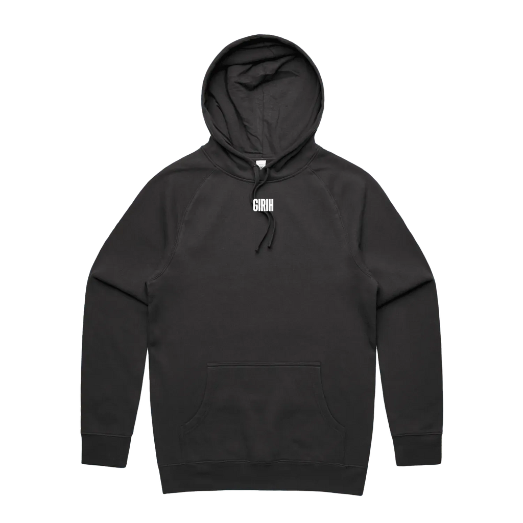 Coal front flat lay