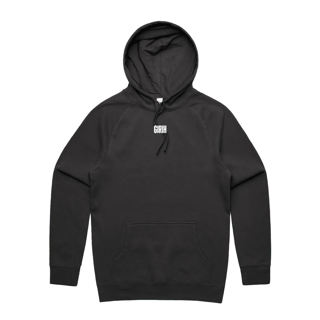 Coal front flat lay