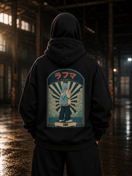 GIRIH Anime Heavyweight Unisex Hoodie - Rahma