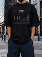 GIRIH Mens Oversized Tee - Al Masjid-e-Nabawi