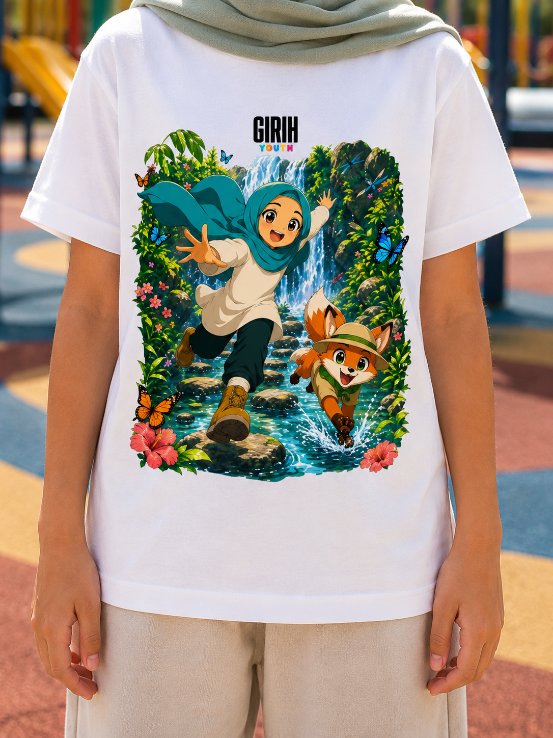GIRIH Youth T-Shirt - Jungle Skip