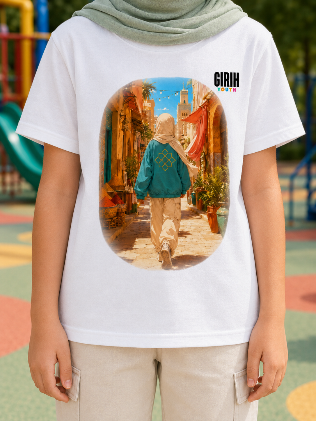GIRIH Youth T-Shirt - Market Stroll
