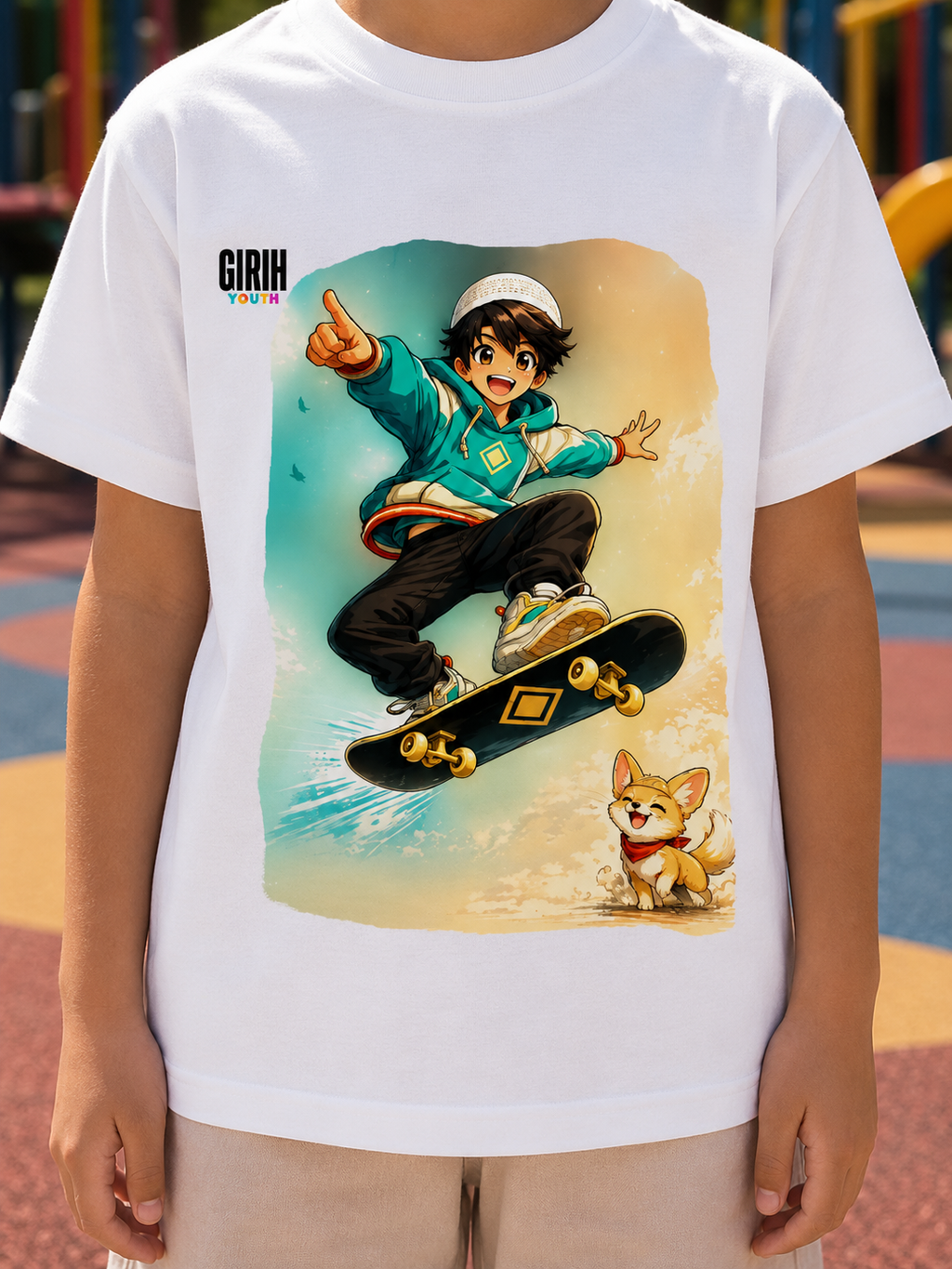 GIRIH Youth T-Shirt - Skaterboy