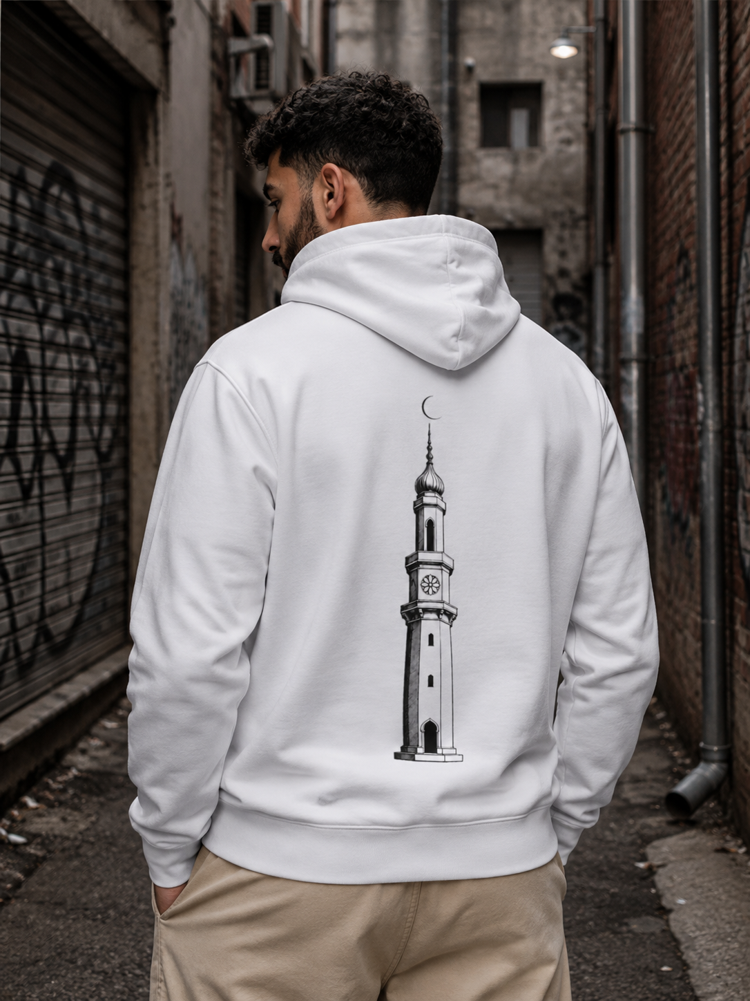 GIRIH Ink Unisex Everyday Hoodie - The Minaret