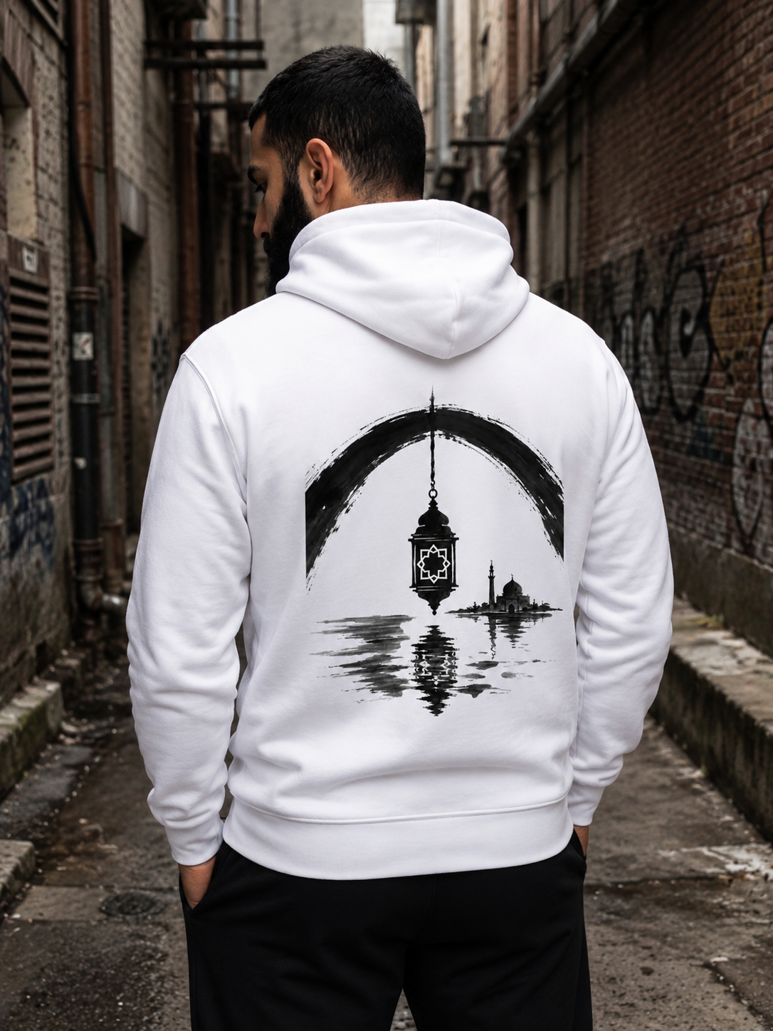 GIRIH Ink Unisex Everyday Hoodie - The Bridge