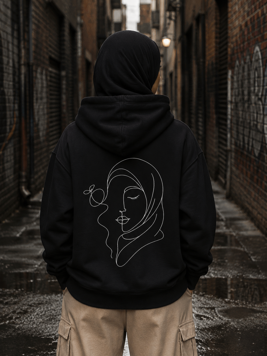 GIRIH Ink Unisex Everyday Hoodie - Wajh