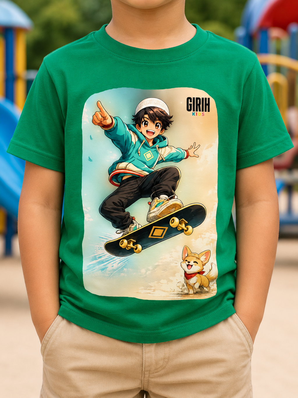 GIRIH Kids T-Shirt - Skaterboy