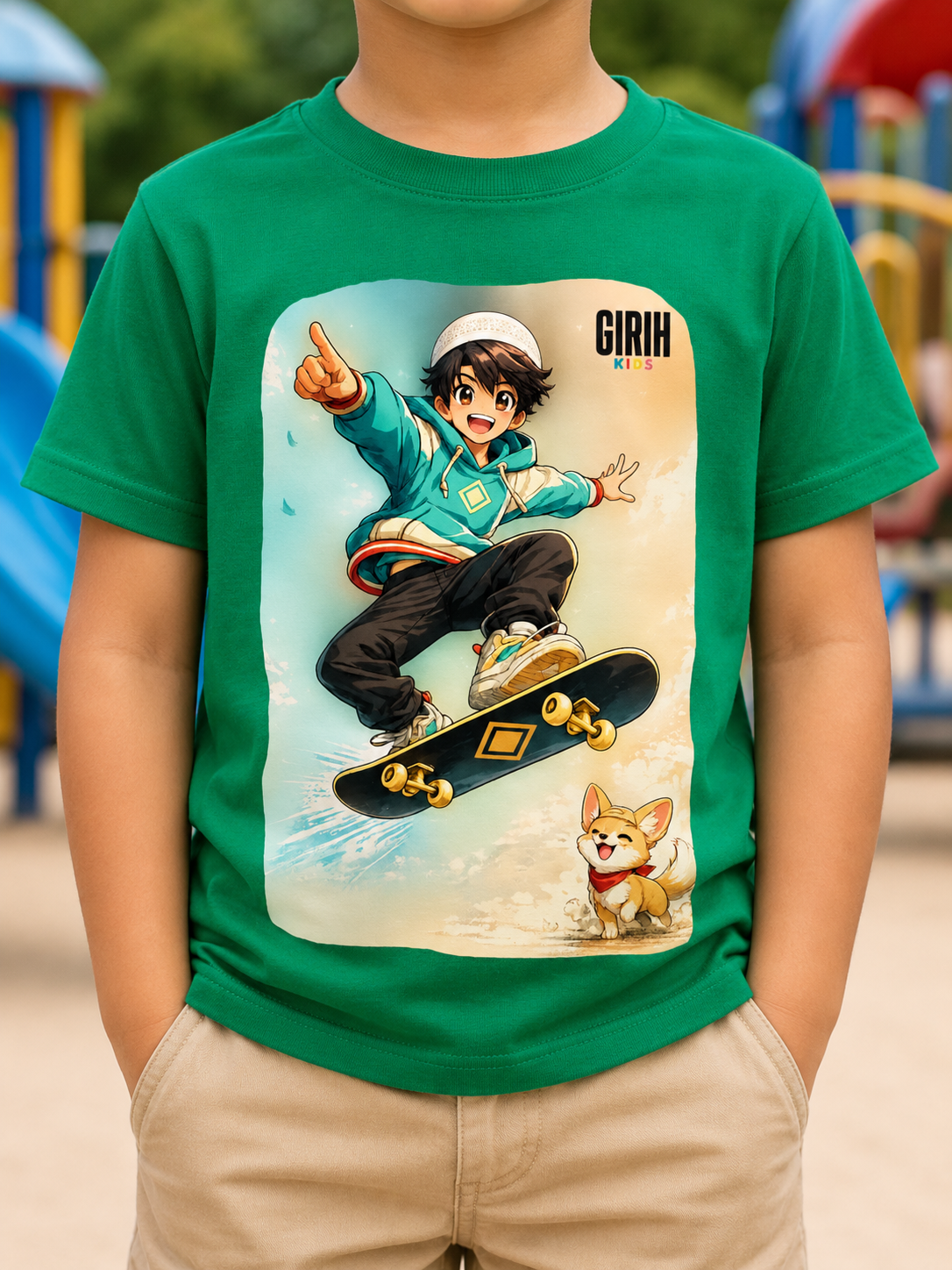 GIRIH Kids T-Shirt - Skaterboy