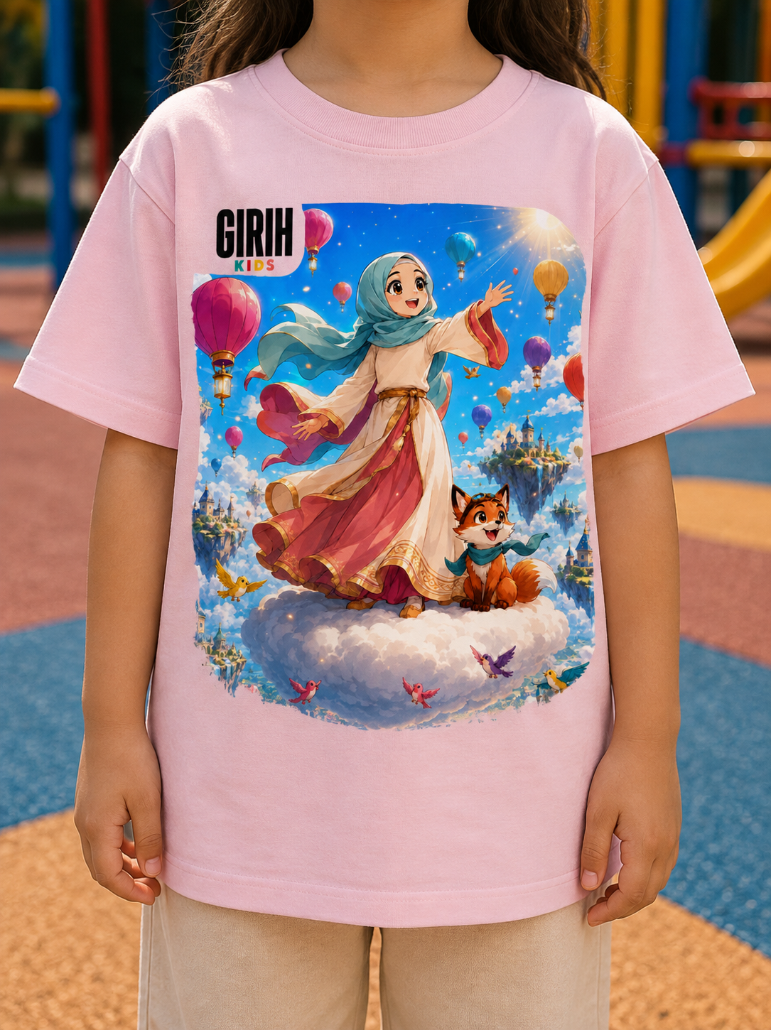 GIRIH Kids T-Shirt - Cloud Escape