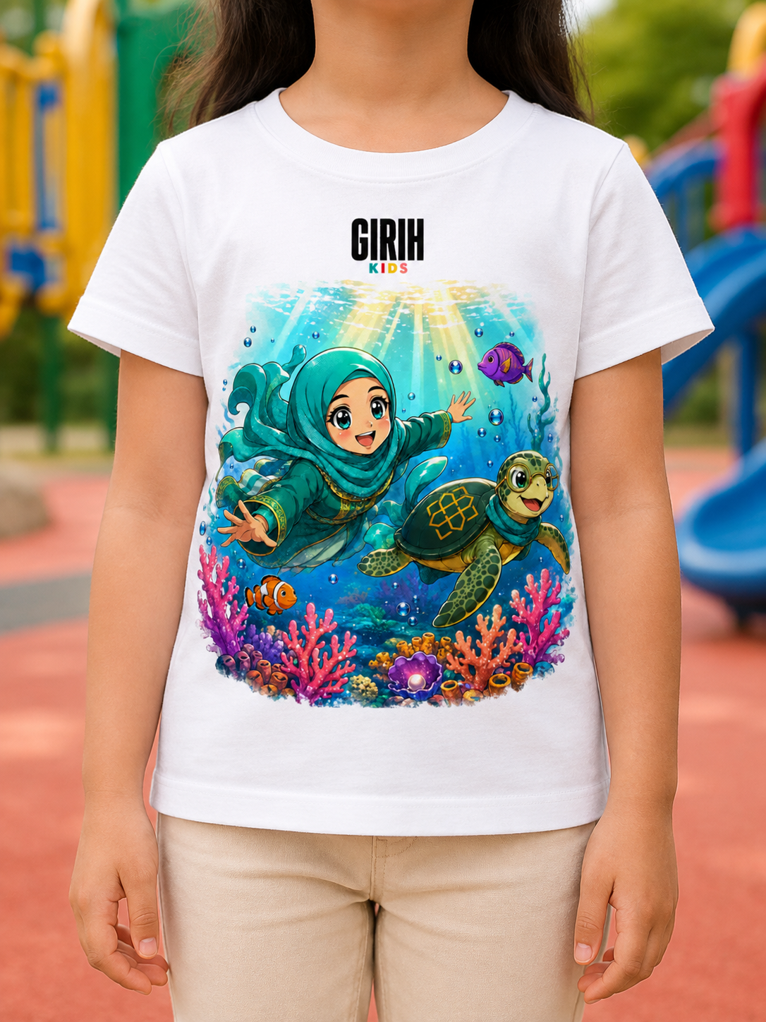 GIRIH Kids T-Shirt - Ocean Dive