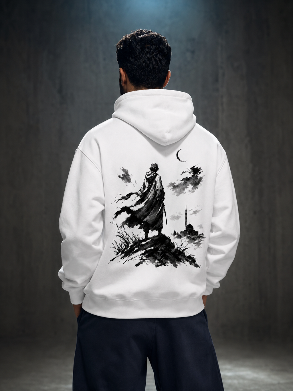 GIRIH Ink Heavyweight Unisex Hoodie - The Bedouin