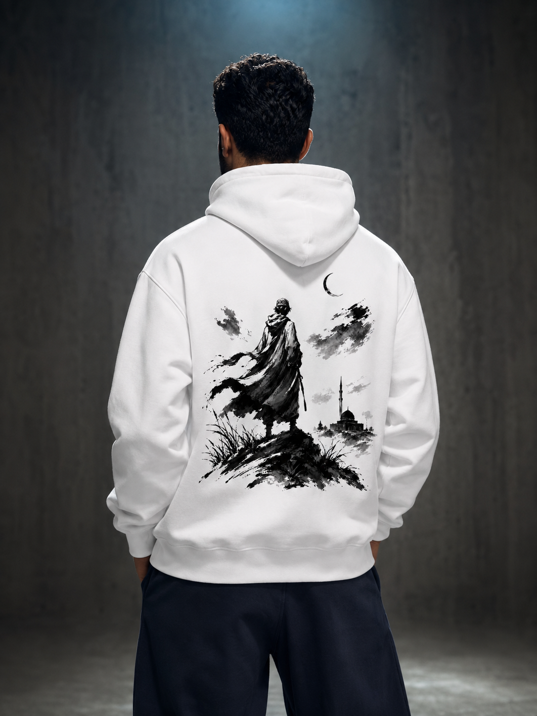 GIRIH Ink Heavyweight Unisex Hoodie - The Bedouin
