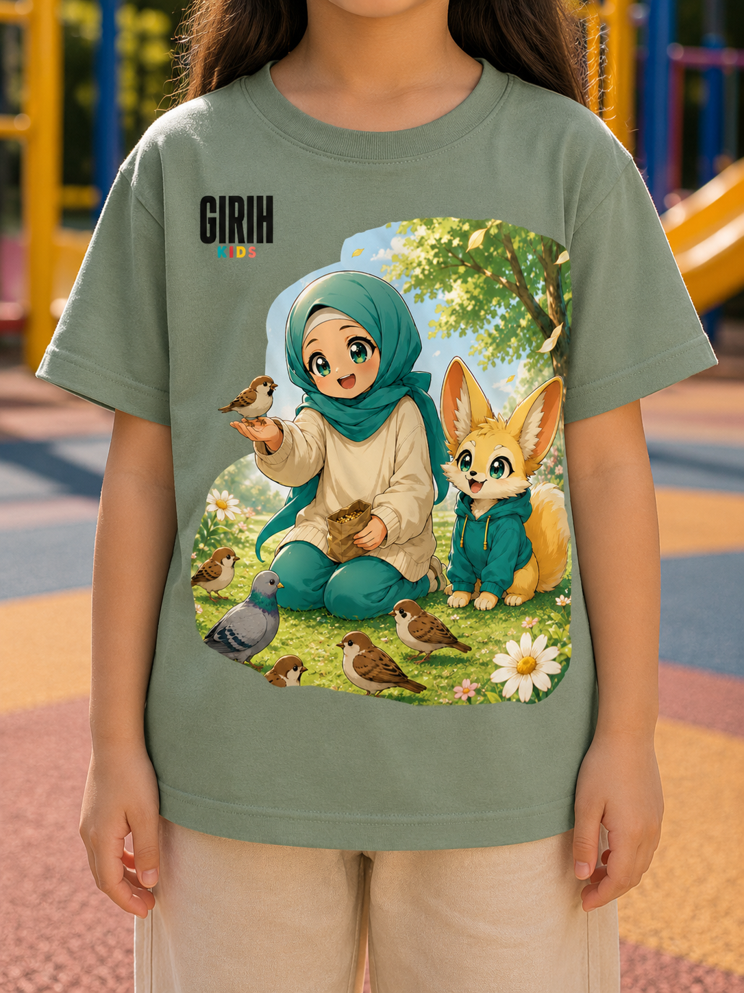 GIRIH Kids T-Shirt - Bird Time