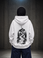 GIRIH Ink Heavyweight Unisex Hoodie - Masjid Pathway