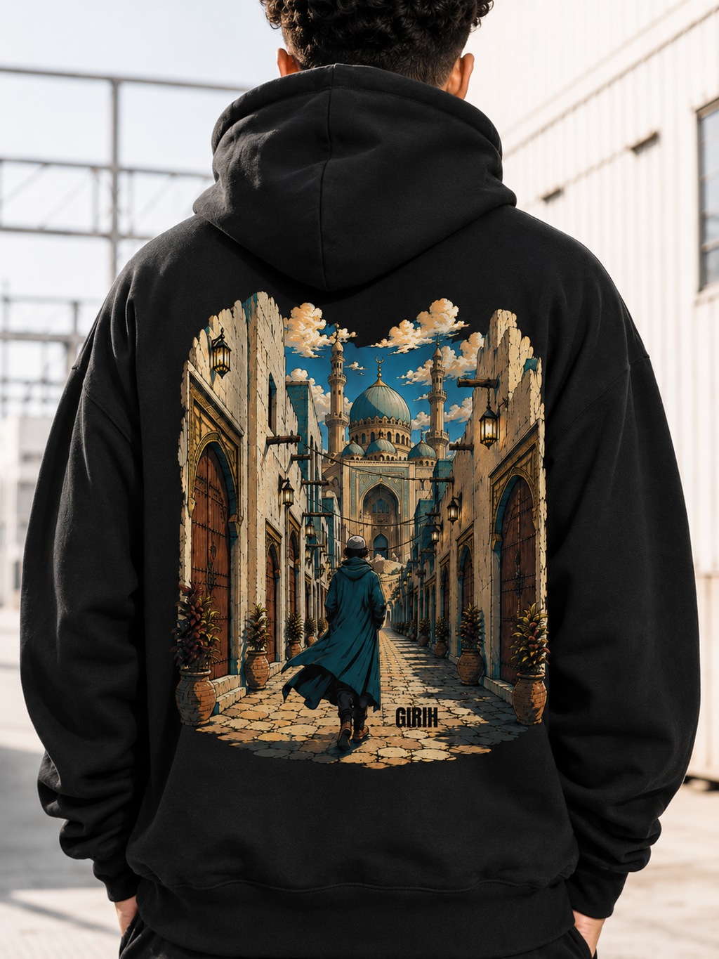 GIRIH Anime Unisex Everyday Hoodie - His Walk to Salah