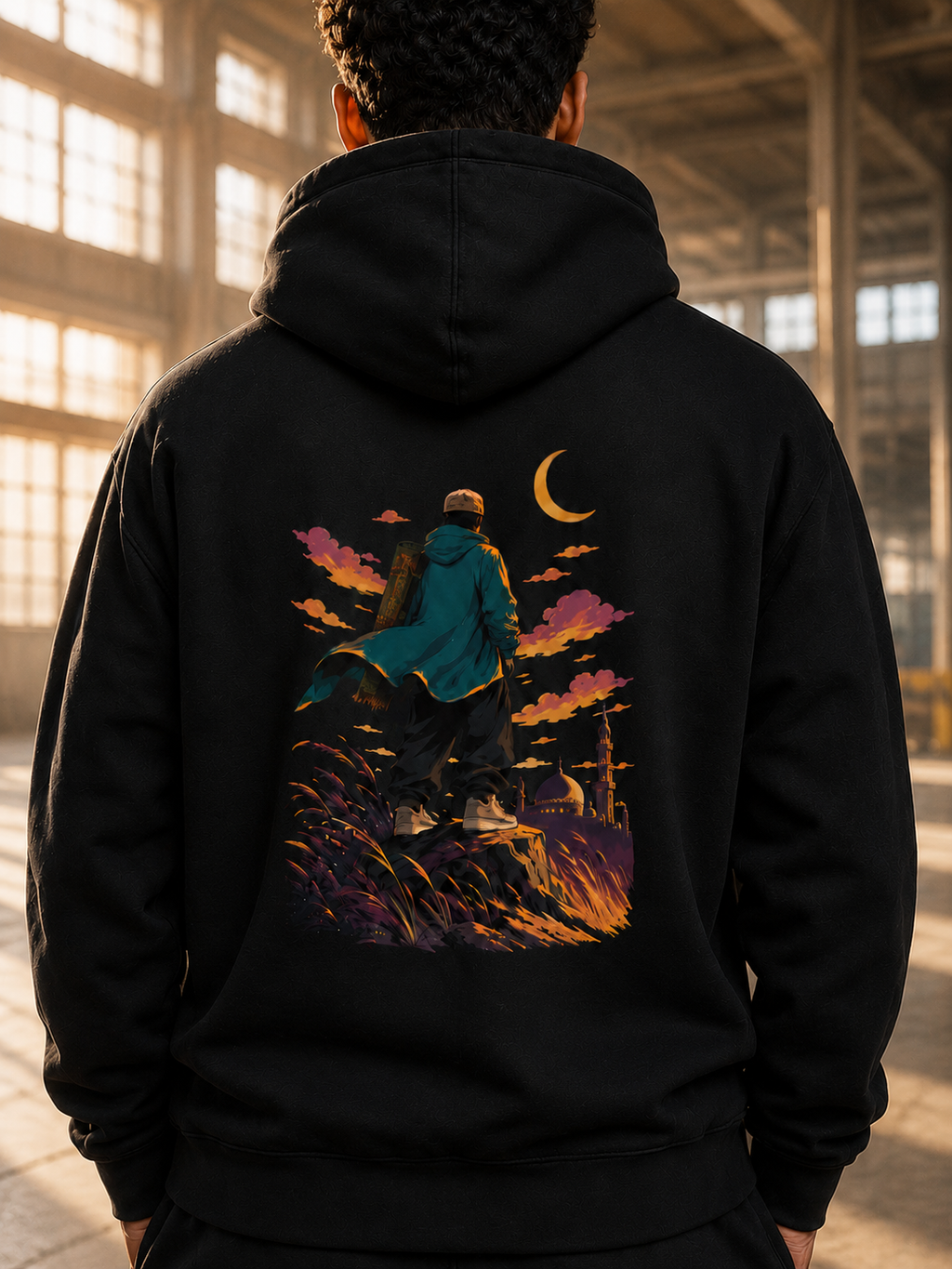 GIRIH Anime Heavyweight Unisex Hoodie - Destination