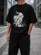 GIRIH Mens Oversized Tee - Salah on the Edge