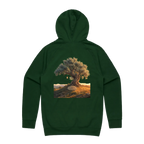 Forest Green back flat lay