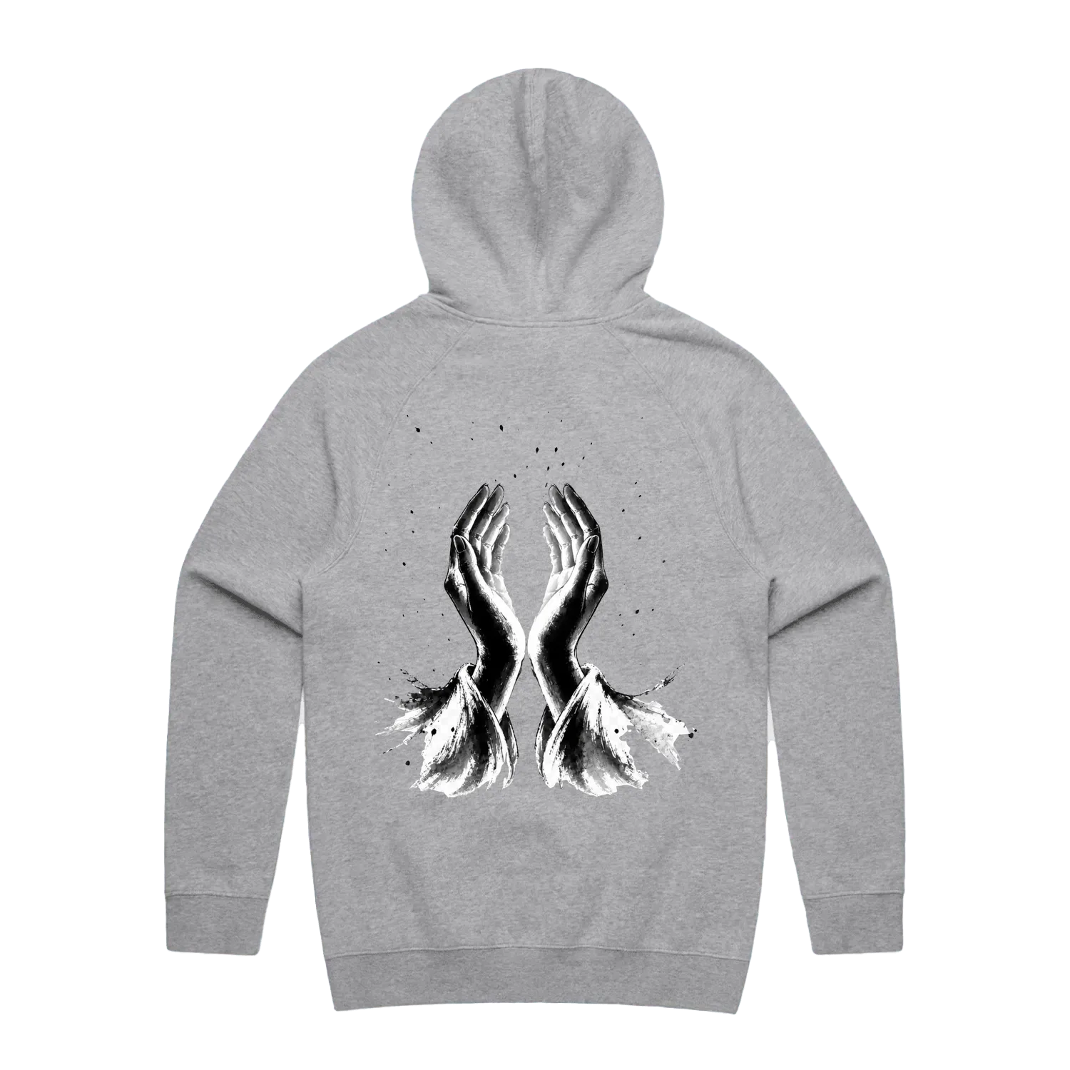 Grey Marle back flat lay