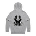Grey Marle back flat lay