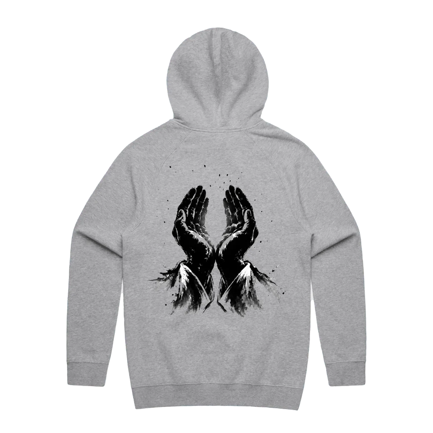 Grey Marle back flat lay