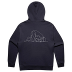 Ink Blue back flat lay
