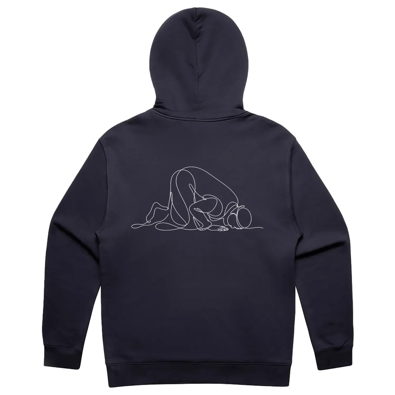 Ink Blue back flat lay