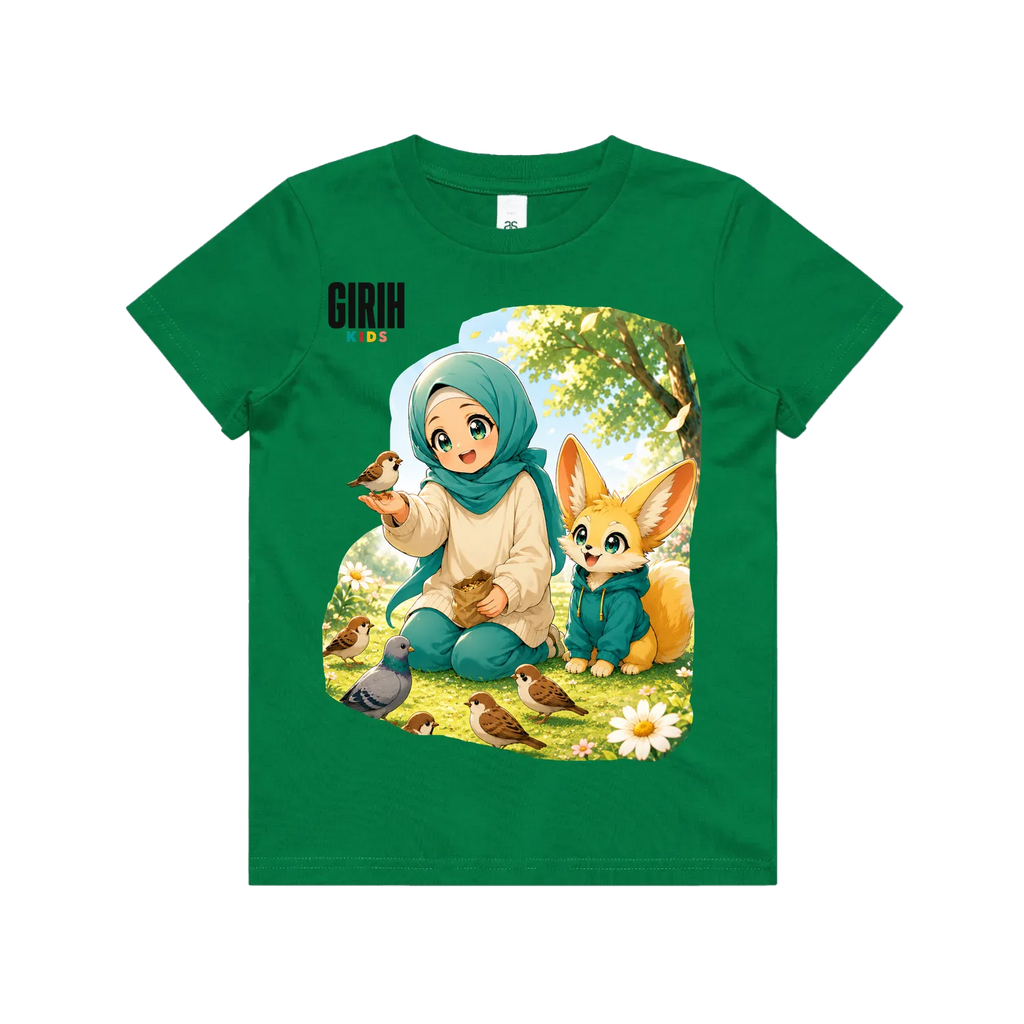 Kelly Green front flat lay