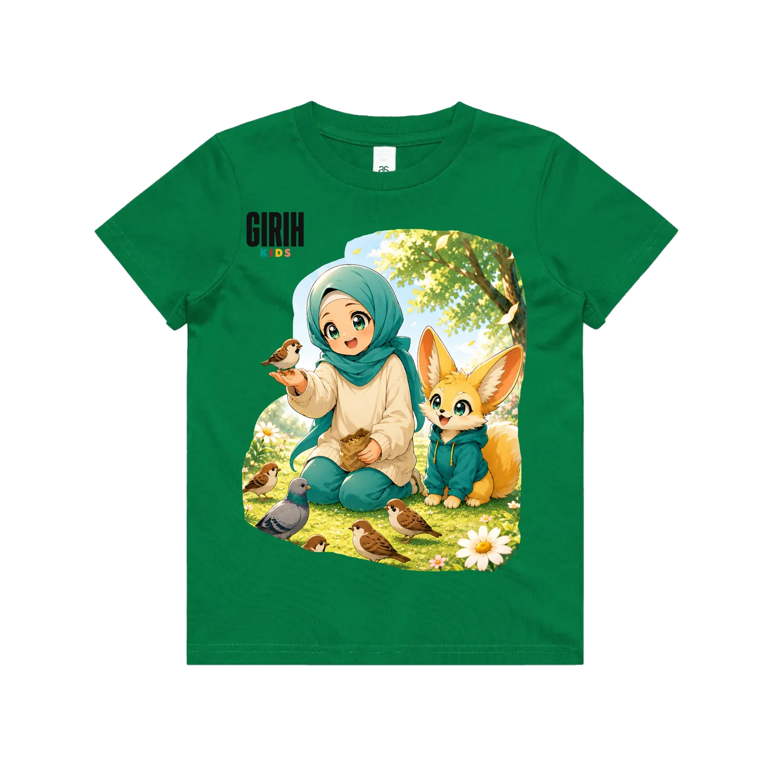 Kelly Green front flat lay
