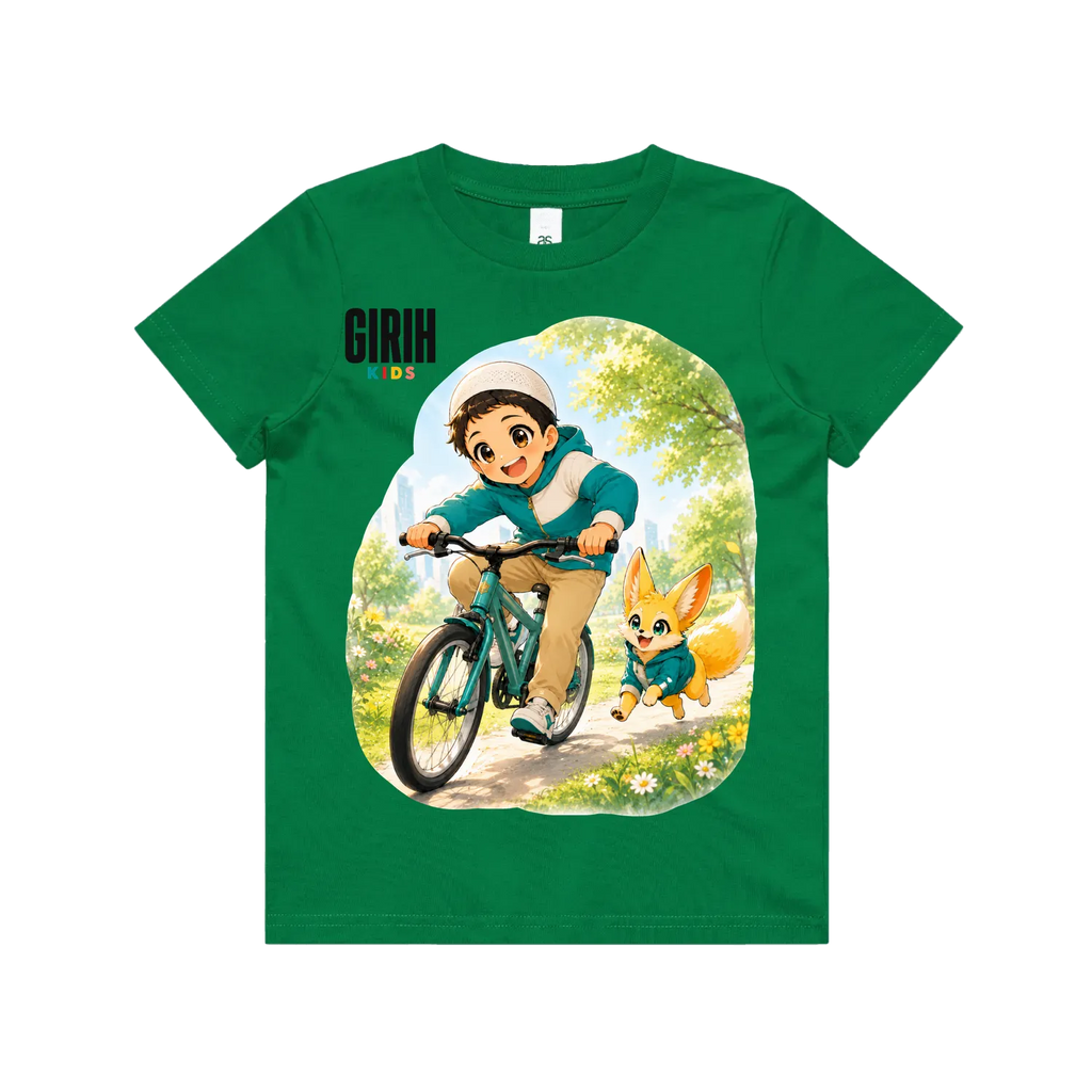 Kelly Green front flat lay
