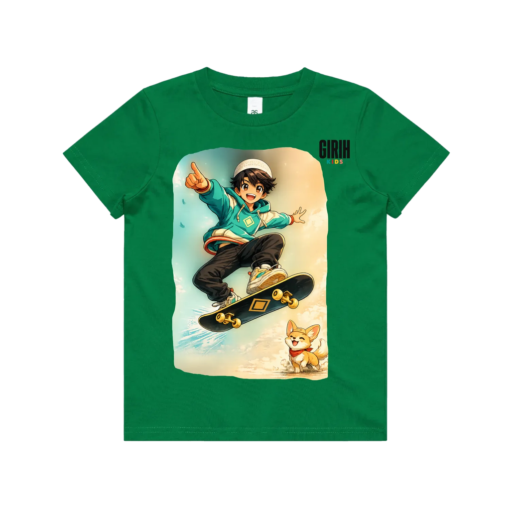 Kelly Green front flat lay