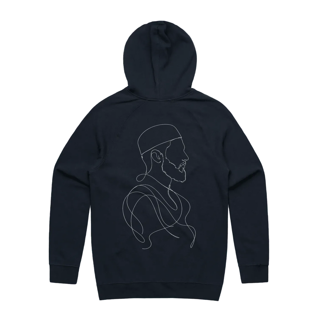 Navy back flat lay
