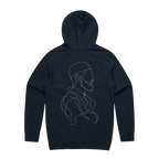 Navy back flat lay
