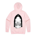 Pink back flat lay