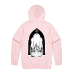 Pink back flat lay
