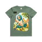 Sage front flat lay