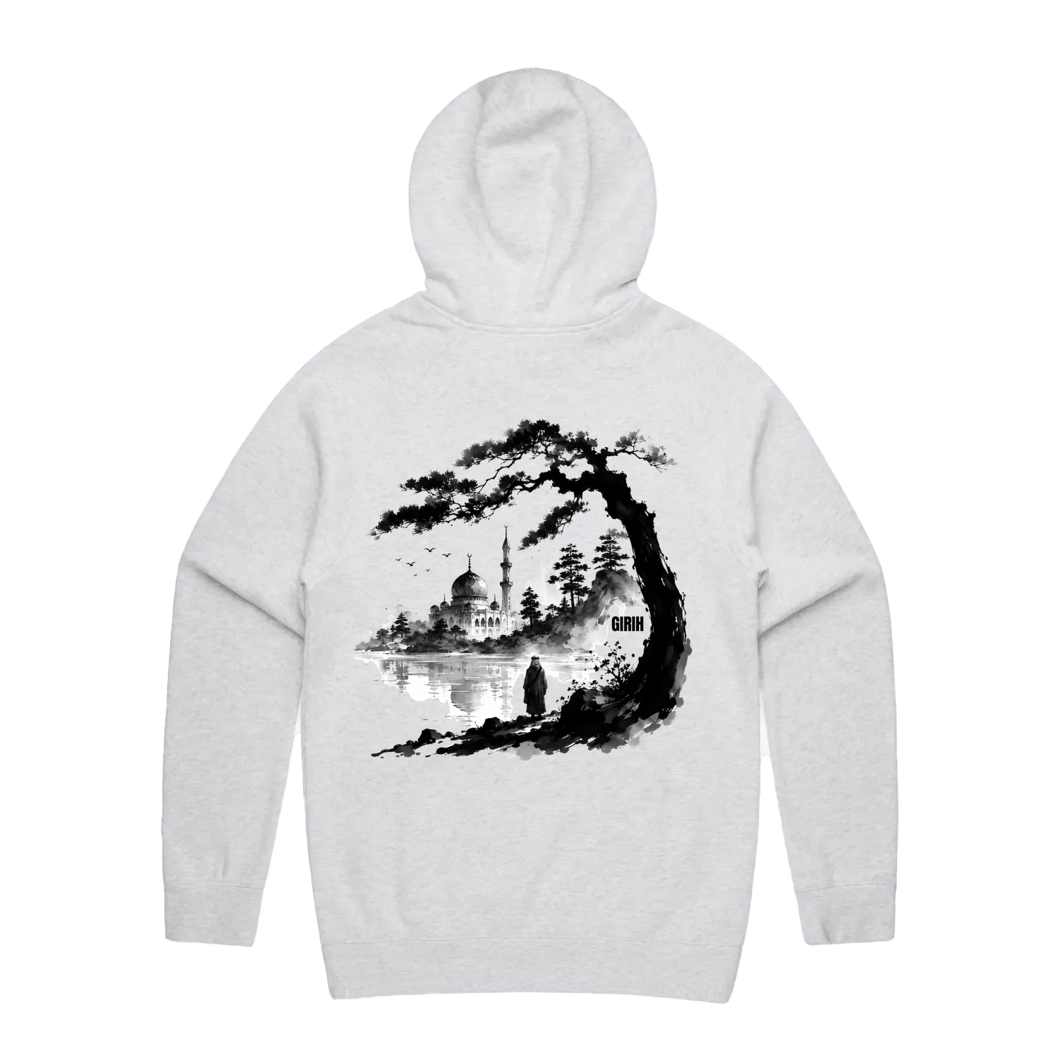 White Marle back flat lay