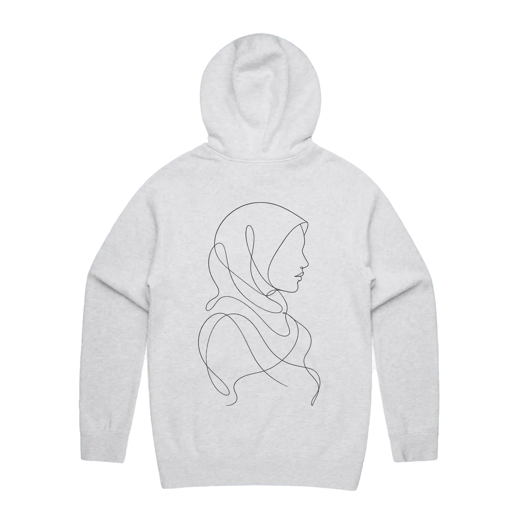 White Marle back flat lay
